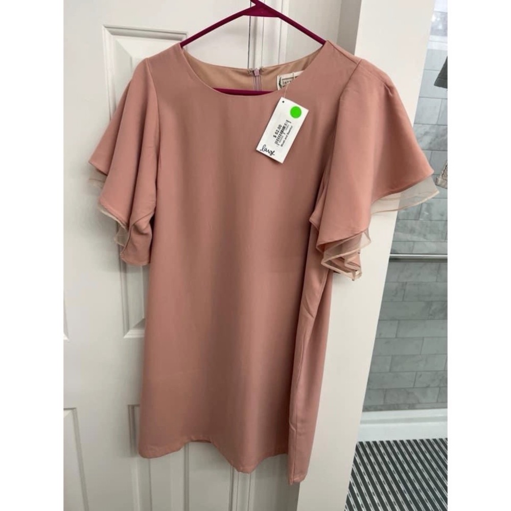 Blush Ruffle Dress